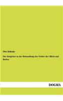 Ratgeber in der Behandlung der Fehler der Milch und Butter