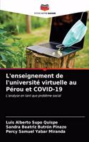 L'enseignement de l'université virtuelle au Pérou et COVID-19