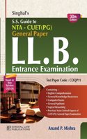 LLB NTA CUET-(PG) General Paper Entrance Examination GUIDE | Code : COQP11 | 2025 Edition | 30th | Singhal's