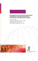 Nice Agreement Concerning the International Classification of Goods and Services for the Purposes of the Registration of Marks: (English)