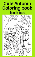 Cute Autumn Coloring book for kids