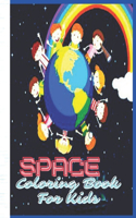 Space Coloring Book for Kids: Big Outer Space Activity Book for Kids