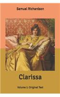 Clarissa: Volume 1: Original Text