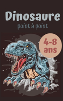Dinosaures Point à point: Nombreux dessins amusants point à point pour les enfants de 4 à 8 ans pour s'amuser et apprendre