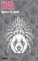 Malbuch für Jungen - Mandala - Tier