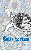 Belle tortue - Livre de coloriage pour adultes