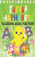 Easter Alphabet Coloring Book For Kids