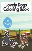 Lovely Dogs Coloring Book