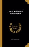 Church And State in Massachusetts