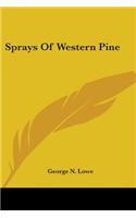 Sprays Of Western Pine