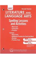 Holt Literature and Language Arts: Spelling Lessons and Activities Grade 8