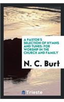 Pastor's Selection of Hymns and Tunes