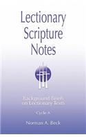 Lectionary Scripture Notes, Cycle A