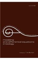 Modeling and Differential Equations in Biology