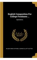 English Composition For College Freshmen ...