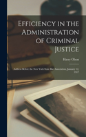 Efficiency in the Administration of Criminal Justice