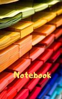 Notebook: Notebook / Diary With Colored Cover - Wide Ruled Line Paper