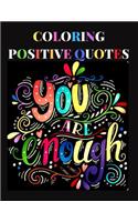 Coloring Positive Quotes
