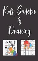 Kids Sudoku Puzzles and Drawing Book With Answers