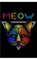 Meow: A Gratitude Journal For cat lover: Funny Gifts For Women, Gag Gifts For Best Friends, Gifts For Mom