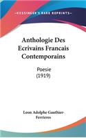 Anthologie Des Ecrivains Francais Contemporains