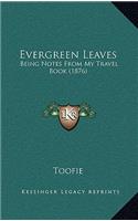 Evergreen Leaves: Being Notes from My Travel Book (1876)