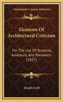 Elements Of Architectural Criticism
