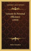 Lessons In Personal Efficiency (1918)