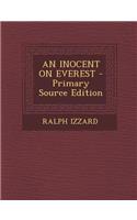 An Inocent on Everest