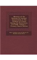Memoirs of the Duchesse de Gontaut