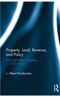 Property, Land, Revenue, and Policy