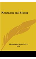 Khurasan and Sistan
