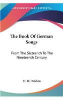 Book Of German Songs