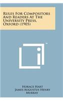 Rules for Compositors and Readers at the University Press, Oxford (1905)