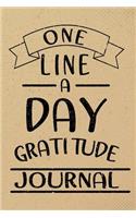 One Line a Day Gratitude Journal