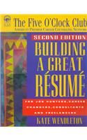 Building a Great Resume
