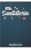 Kalender 2020: Sanitäterin A5 Kalender Planer für ein erfolgreiches Jahr - 110 Seiten