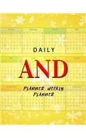 Daily Planner And Weekly Planner