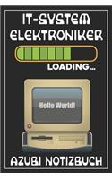 IT-Systemelektroniker Loading... Azubi Notizbuch: 120 Seiten Kariert im Format A5 (6x9 Zoll) mit Soft Cover Glänzend.