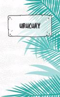 Uruguay: Dotted Travel Diary Notebook or Journey Dotted Grid Journal - Holiday Trip Pocketbook for Men and Women with Dots