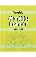 Weekly Monthly Planner Academic