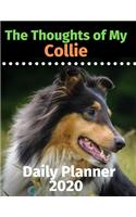 The Thoughts of My Collie: Daily Planner 2020