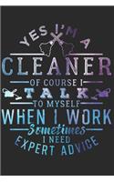 Cleaner: Cleaning Force Notebook the perfect gift idea for cleaning power or cleaning staff. The paperback has 120 white pages with dot matrix that assist yo