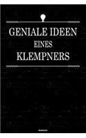 Geniale Ideen eines Klempners Notizbuch