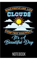 Beautiful Day Clouds - Notebook - Notizbuch - 100 Seiten - 100 Pages - Journal