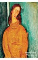 Modigliani Notebook: Portrait of Jeanne Hebuterne Journal - 100-Page Beautiful Lined Art Notebook - 6 X 9 Artsy Journal Notebook (Art Masterpieces)