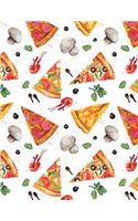 Pizza Notebook: Vintage Kitchen Journal Book Ruled Lined Page For Kids Boy Teen Girl Women Men Little Chef Cooking Lover Cooker Writer Great For Writing Diary Recor(3 Pizza Notebook)