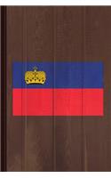 Liechtenstein Flag Journal Notebook