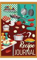 Recipe Journal: Organize and Keep Your Favorite Recipes Notebook 6x9 Book