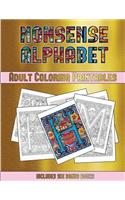 Adult Coloring Printables (Nonsense Alphabet)